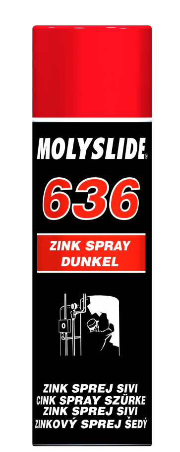 MOLYSLIDE MS 636 ZINKSPRAY GRAU  500 ml