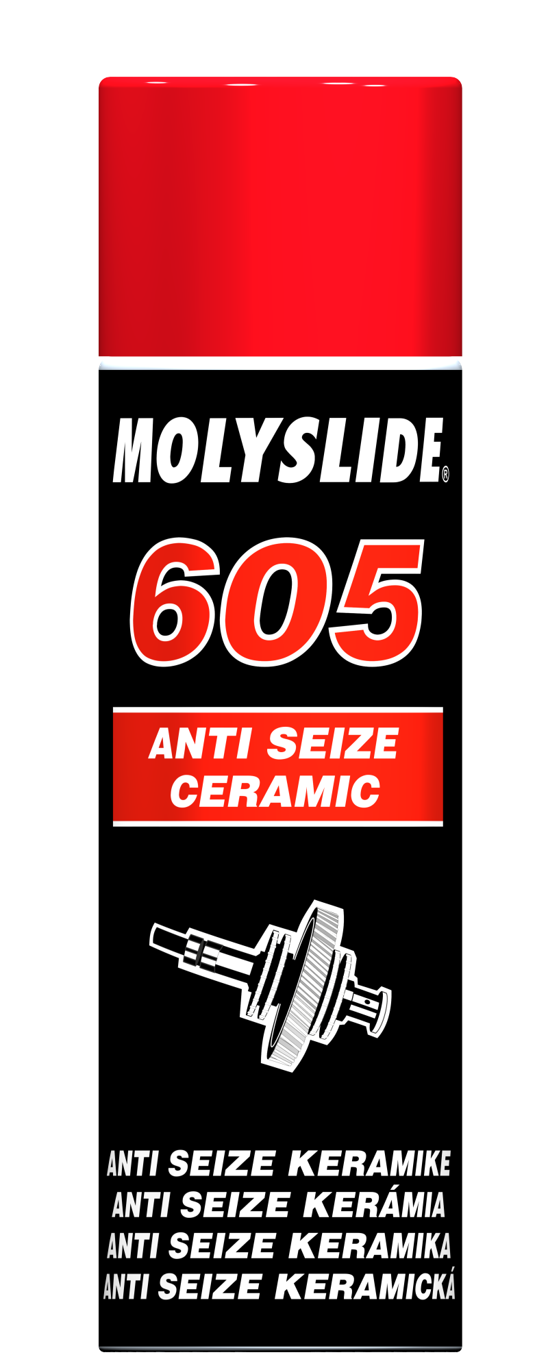 MOLYSLIDE MS 605 ANTI SEIZE CERAMIC SPRAY 500 ml